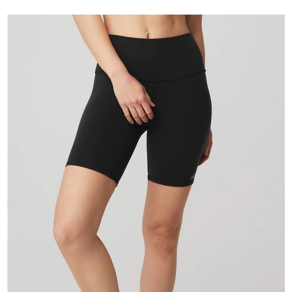 All Yoga High Waisted Bike Short in Black